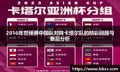 2016年世预赛中国队对阵卡塔尔队的精彩回顾与赛后分析